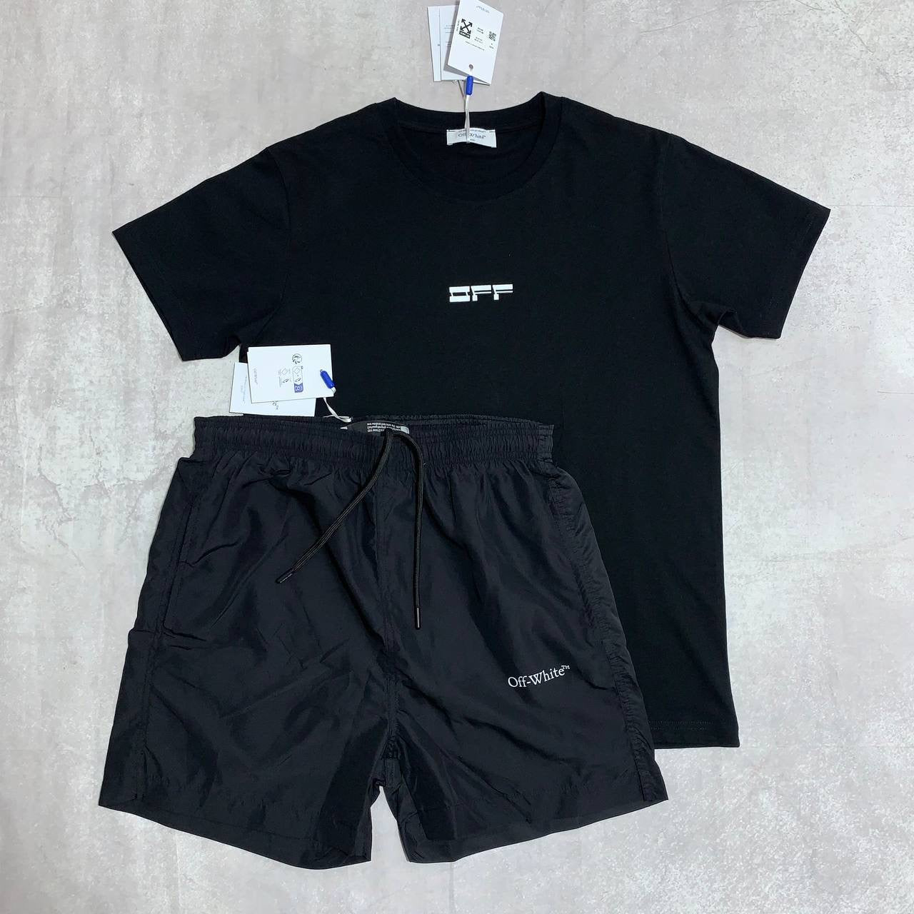 X WHITE short set