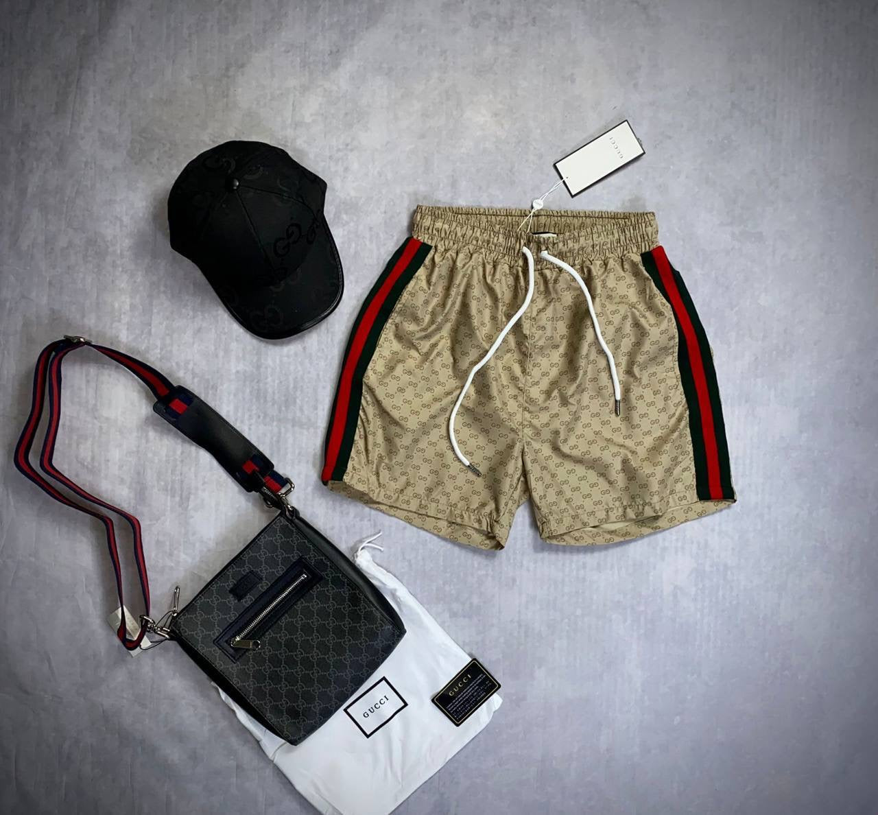 GG swim shorts