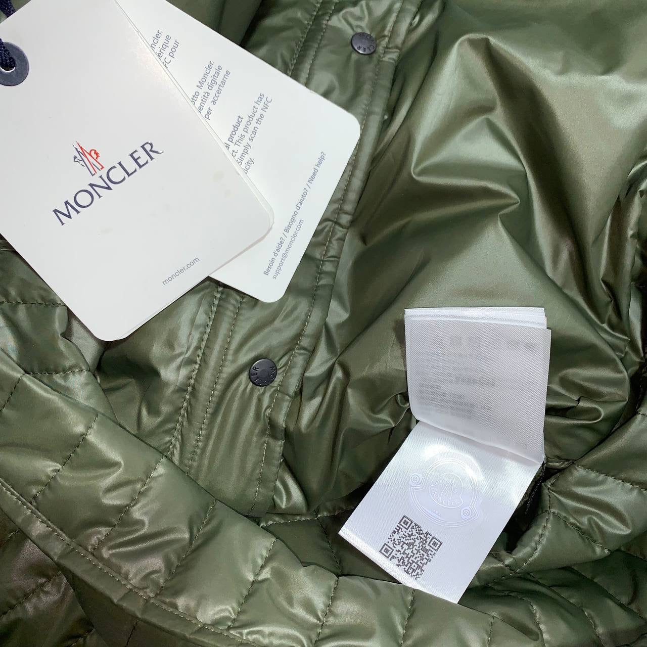 MONC madiere quilted shell jacket