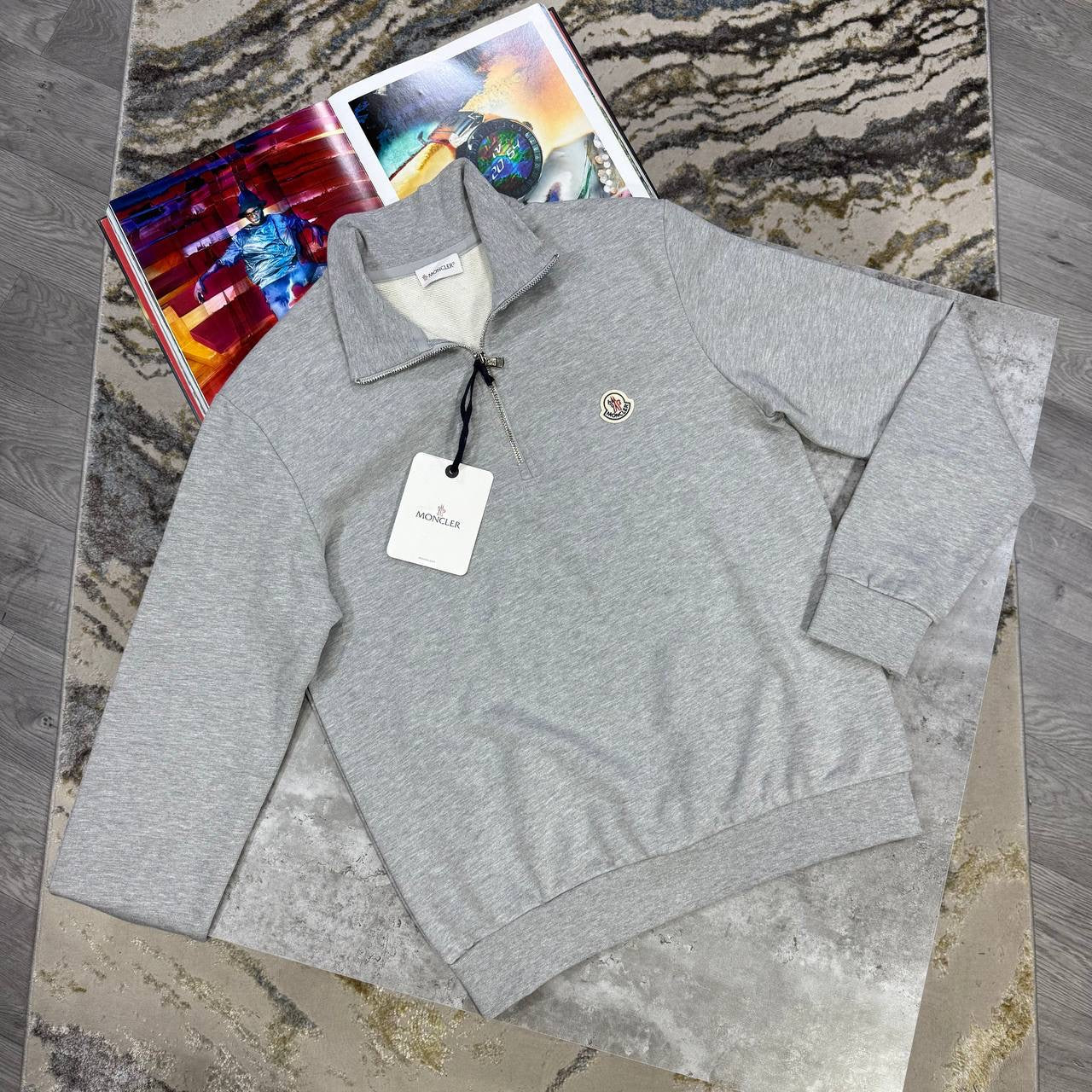 MONC JUMPER HALF ZIP