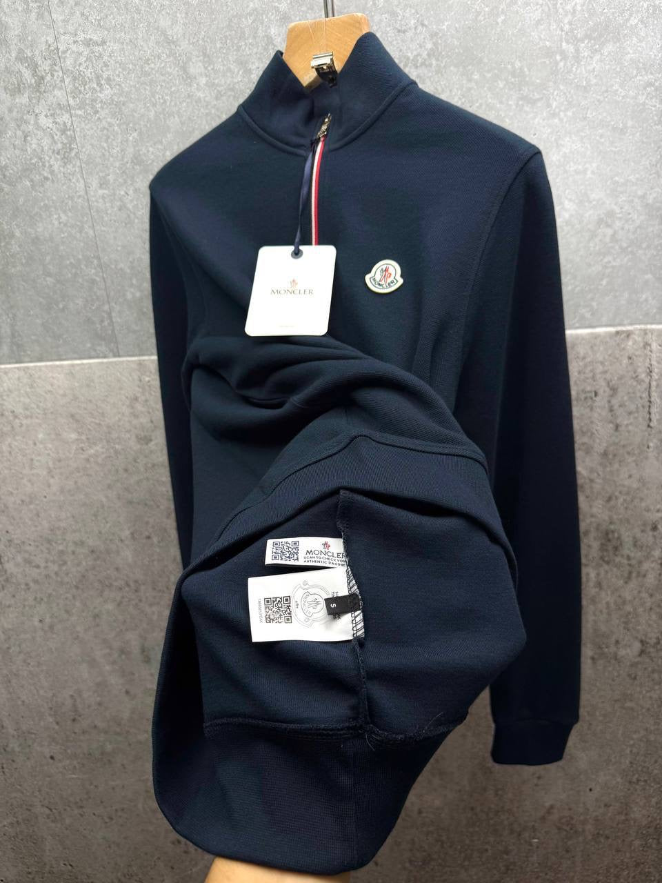MONC JUMPER HALF ZIP
