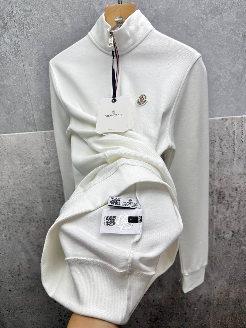 MONC JUMPER HALF ZIP