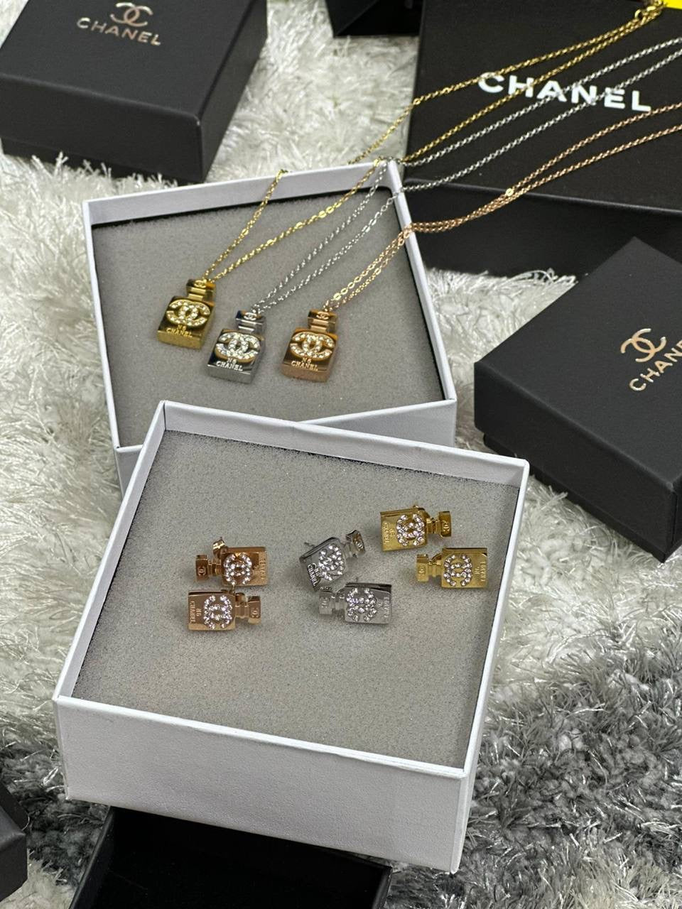 CC NECKLACE & EARRINGS