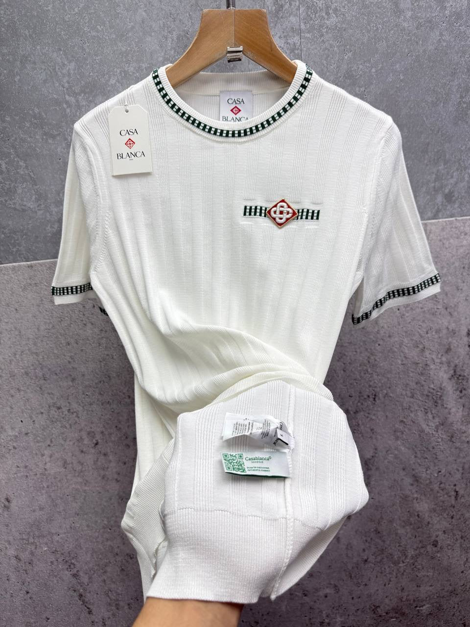 CSA BLANCA KNITTED T-SHIRT