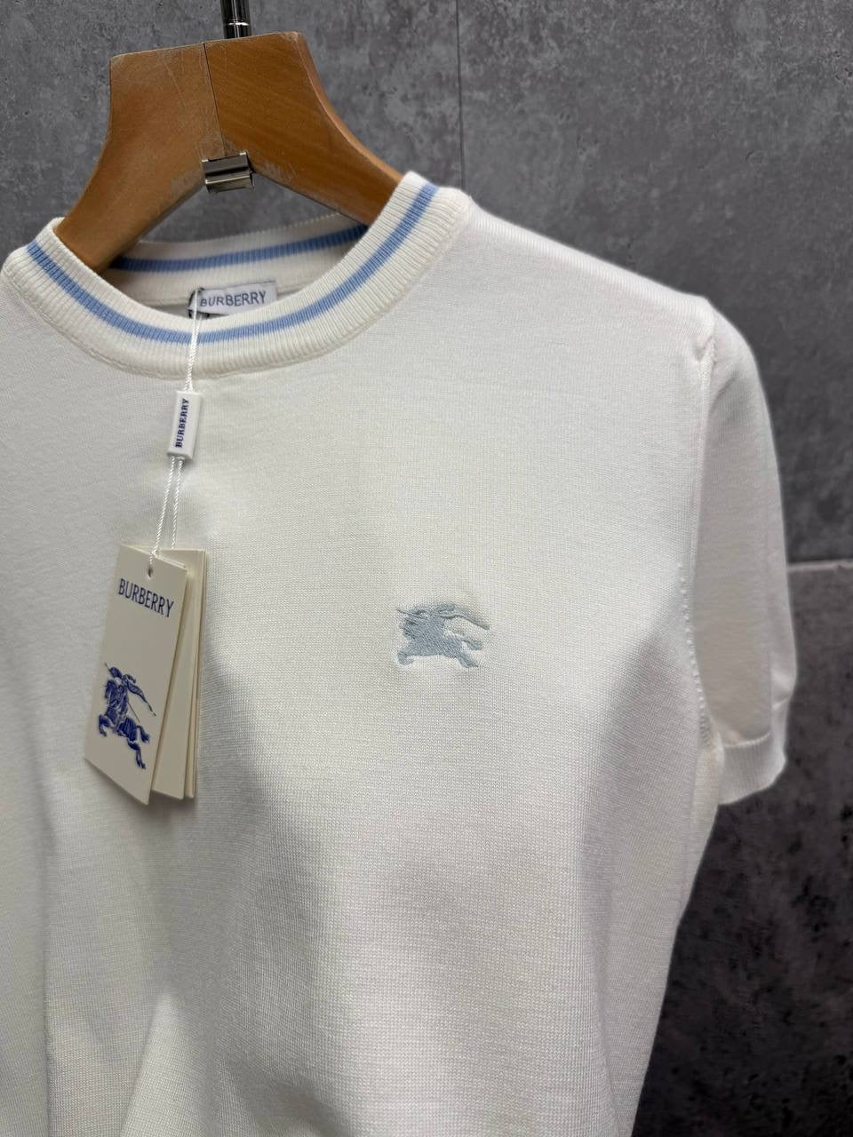 BURB KNITTED T-SHIRT