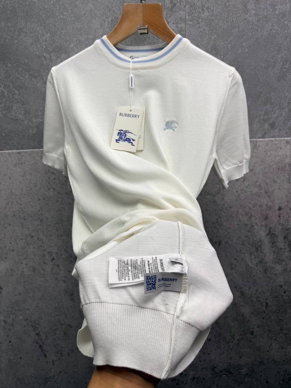 BURB KNITTED T-SHIRT