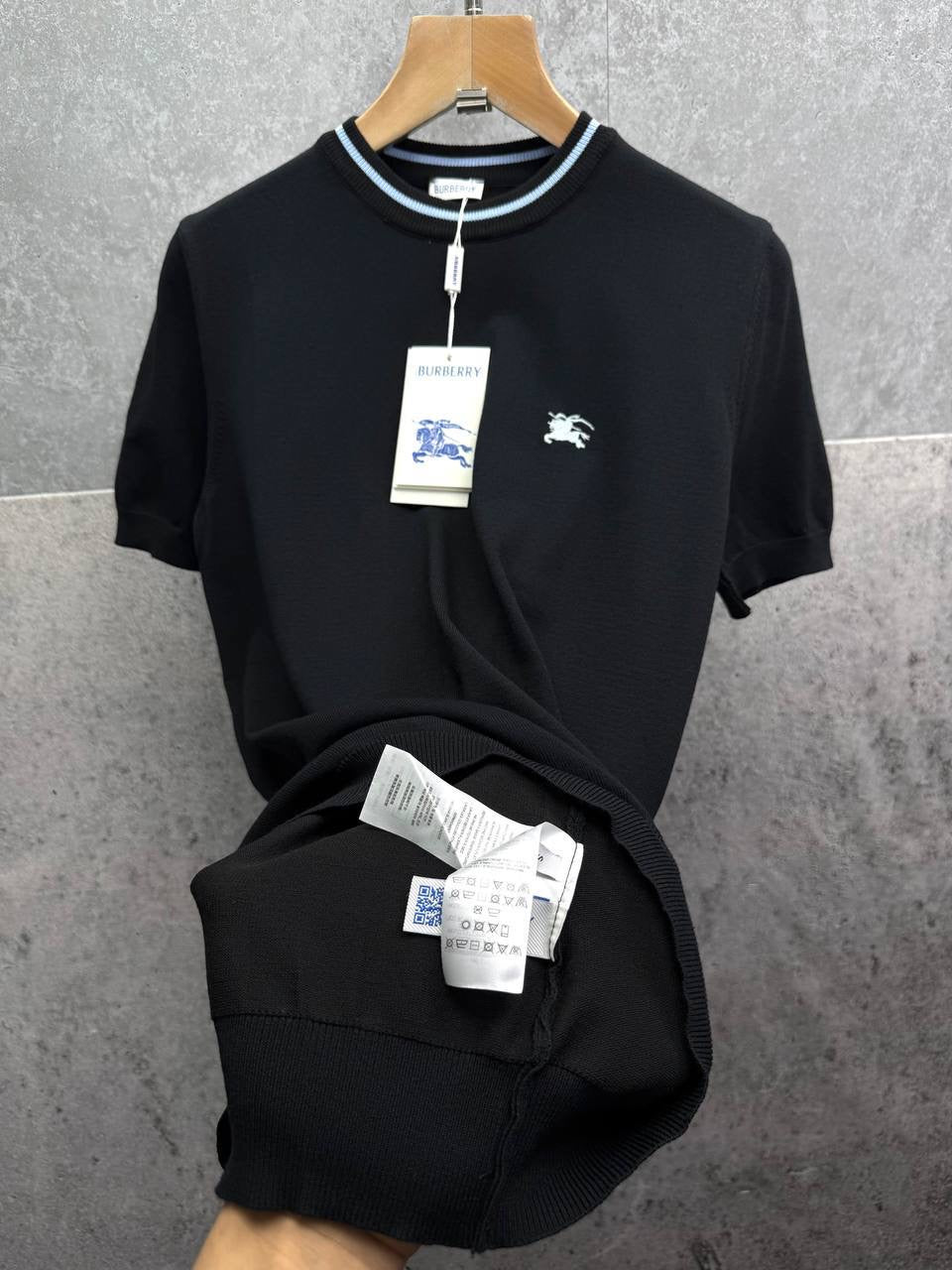 BURB KNITTED T-SHIRT