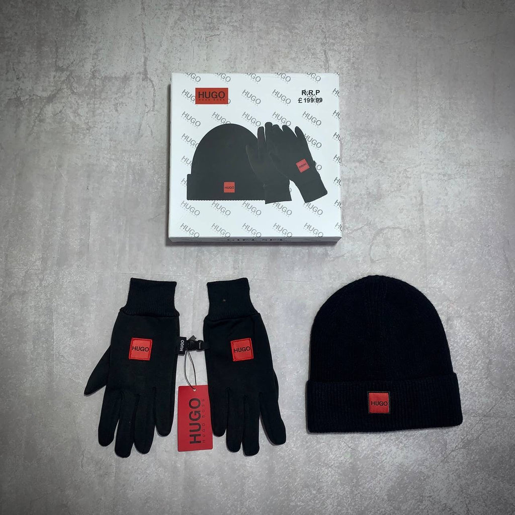 HUCO BOSS HAT & GLOVES