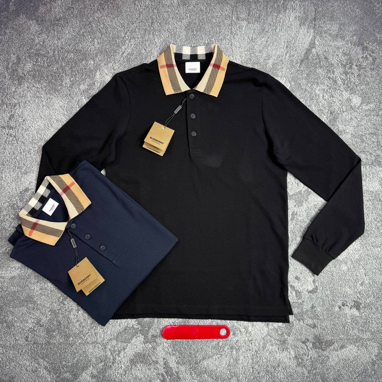 BURB POLO LONG SLEEVE