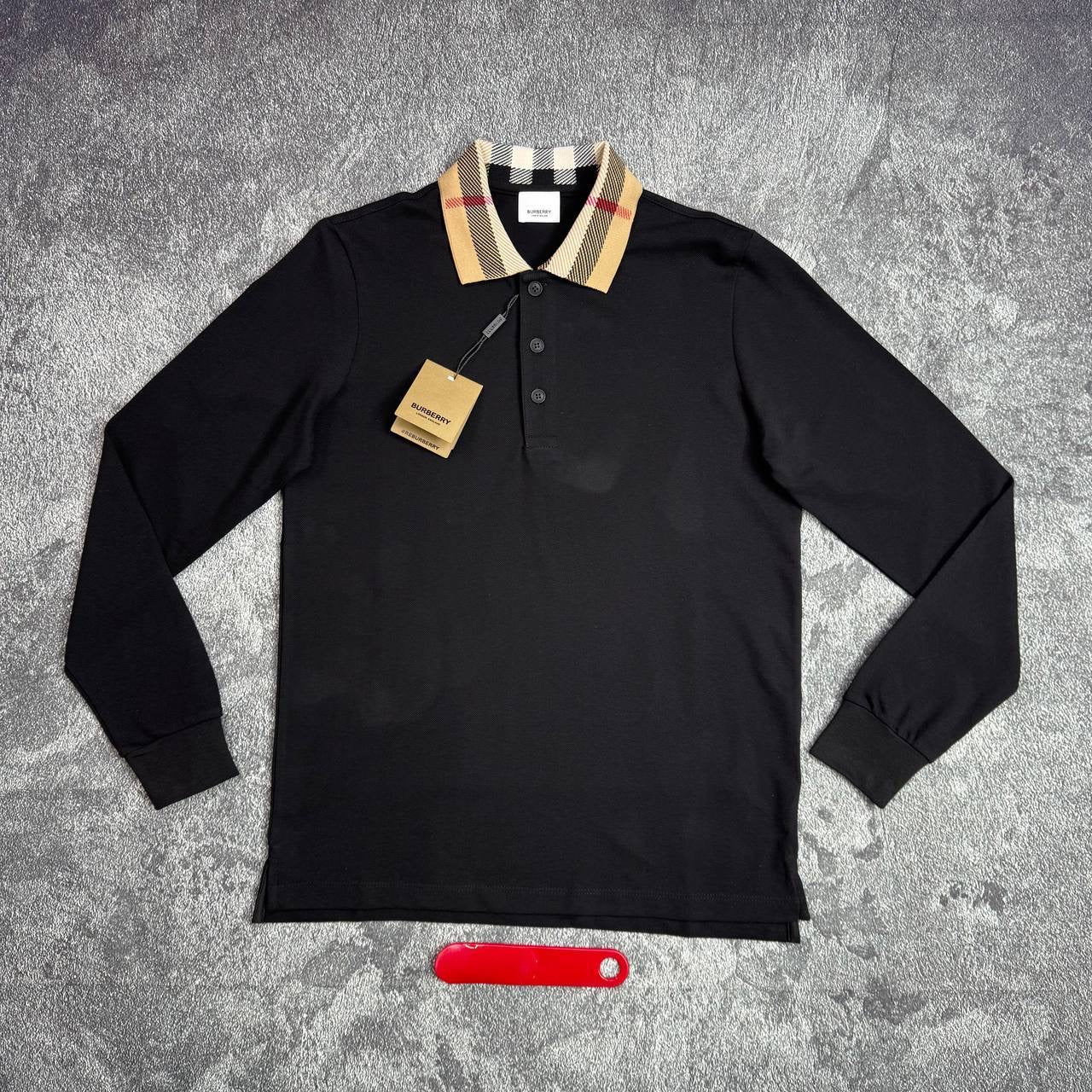 BURB POLO LONG SLEEVE