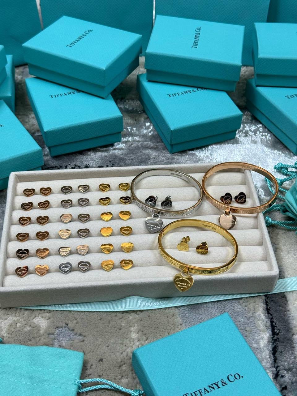 TIFF BRACELET & EARRINGS