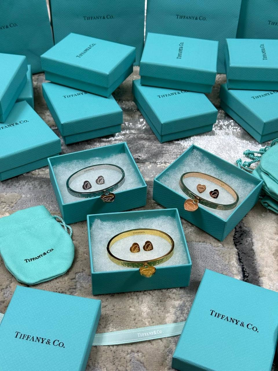 TIFF BRACELET & EARRINGS