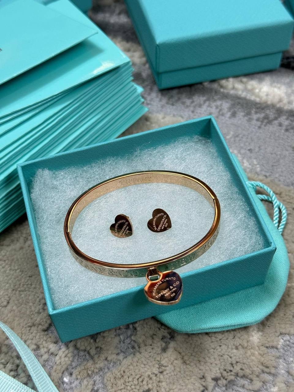 TIFF BRACELET & EARRINGS