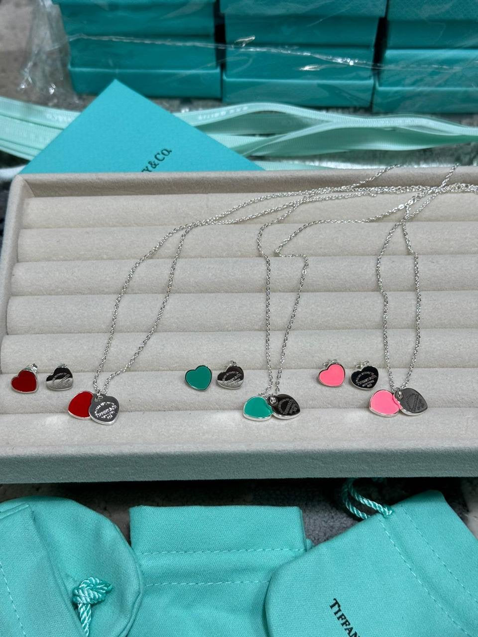 TIFF NECKLACE & EARRINGS