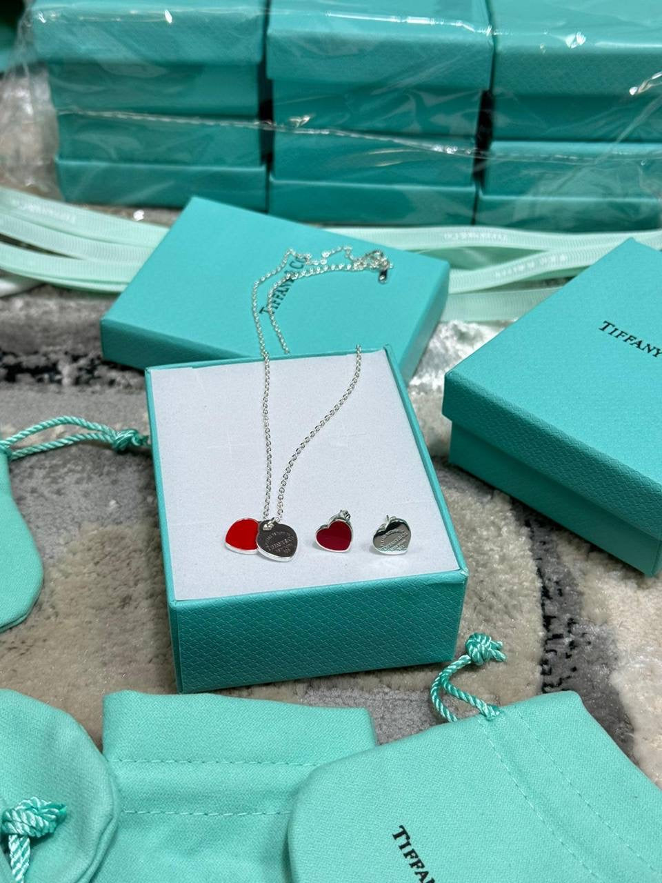 TIFF NECKLACE & EARRINGS